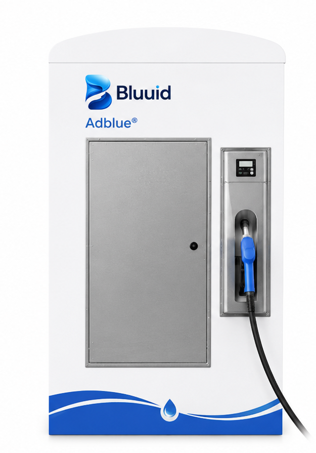 Bluuid AdBlue bulk storage tank installed on site